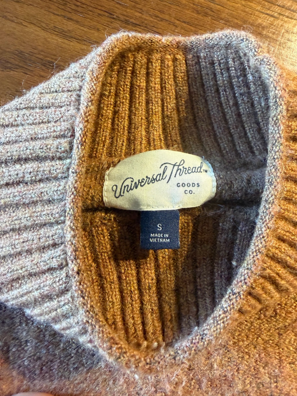 Universal Thread Ribbed Mock Neck Sweater - Picture 2 of 3